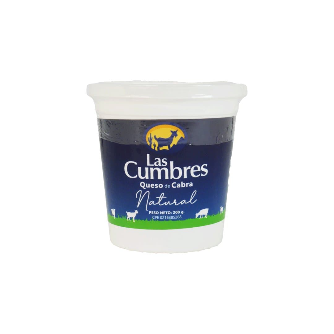QUESO DE CABRA NATURAL LAS CUMBRES 200GR foto