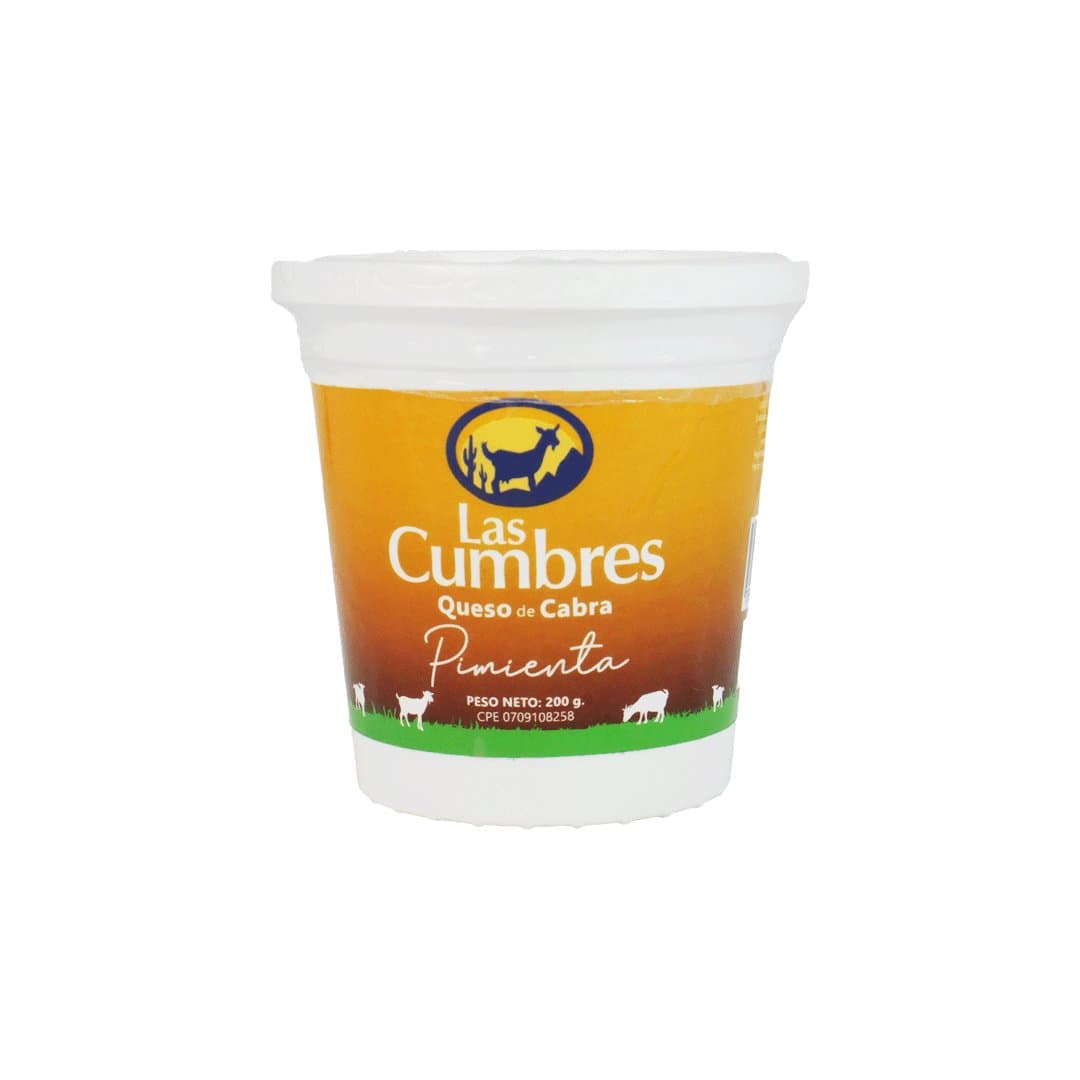 QUESO DE CABRA PIMIENTA LAS CUMBRES 200GR foto