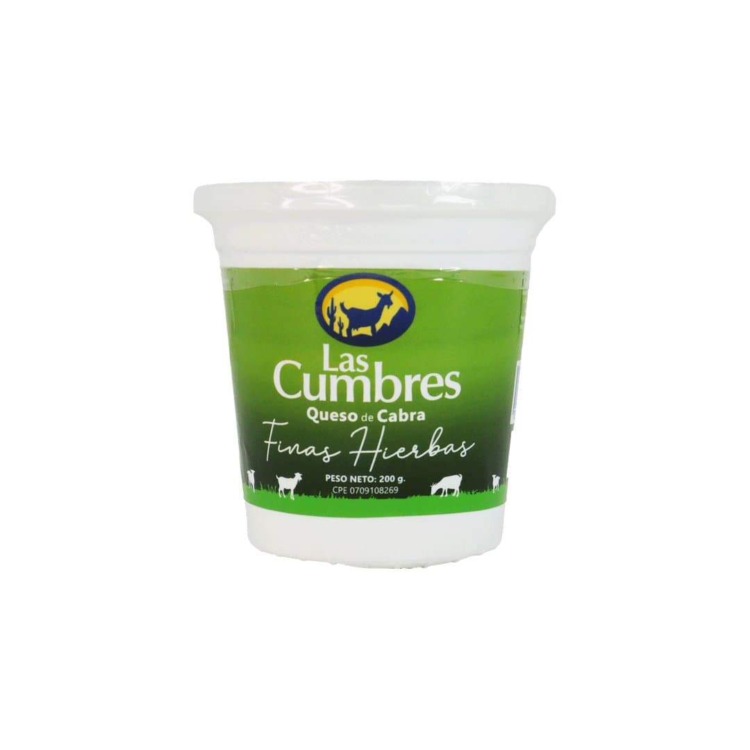 QUESO DE CABRA FINAS HIERBAS LAS CUMBRES 200GR foto