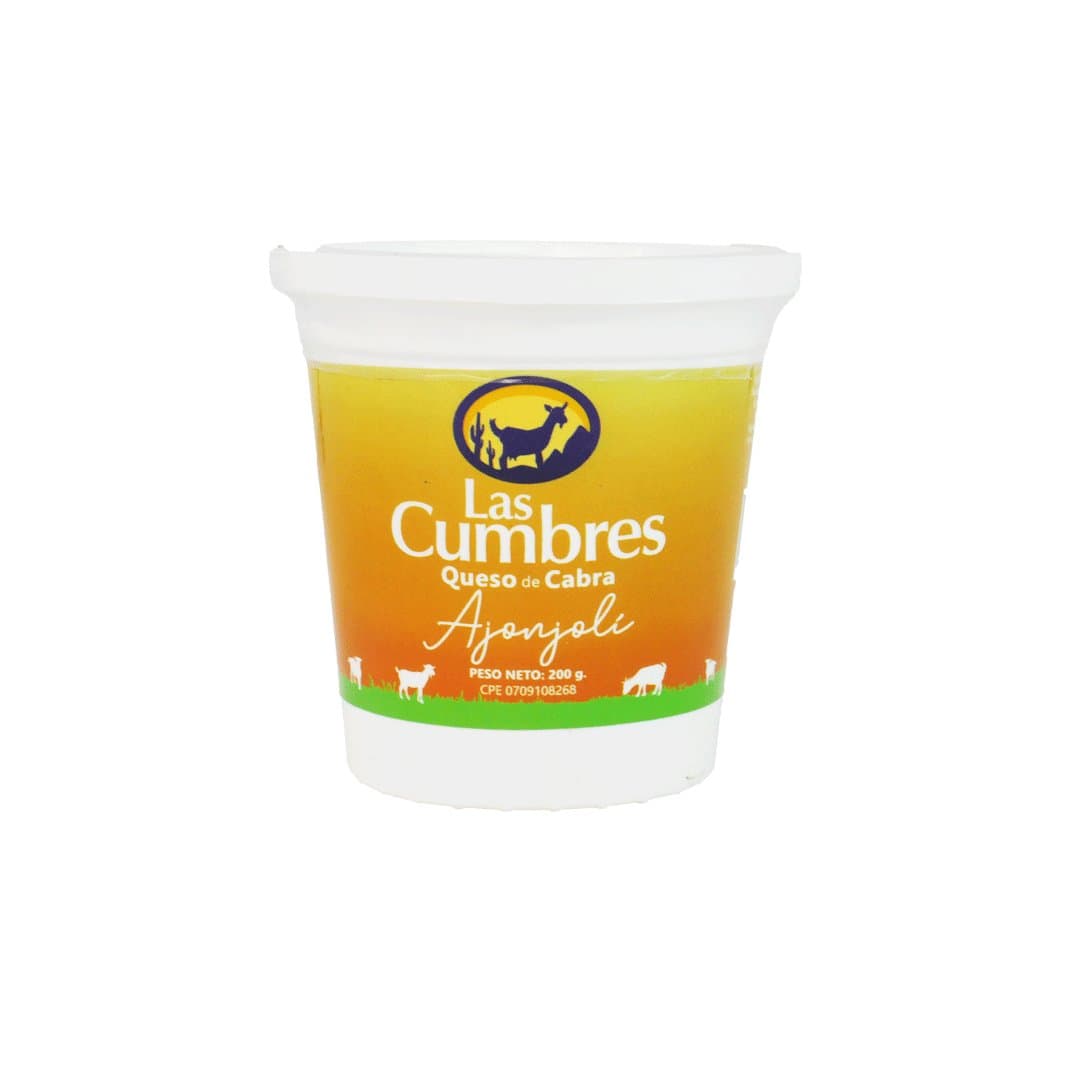QUESO DE CABRA AJONJOLI LAS CUMBRES 200GR foto