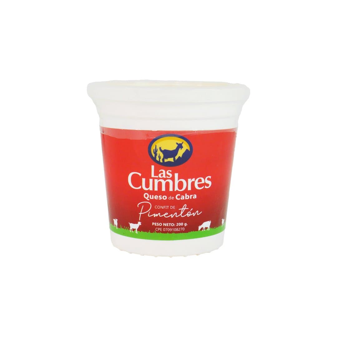 QUESO DE CABRA CONFI DE PIMENTON LAS CUMBRES 200GR foto